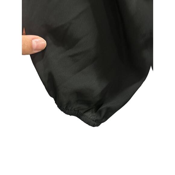 Dokotoo Womens Black Solid A-Line Dress Size 2XL Square Neck Tie Back Ruffle - Picture 4 of 11